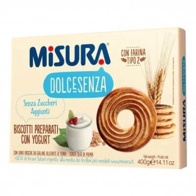 Măsurați shortbread dulce fără iaurt 400 g