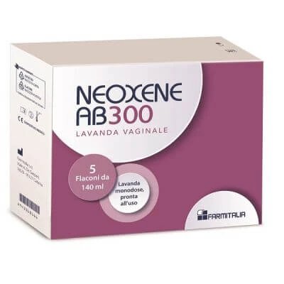 Neoxene ab 300 duș vaginal 5 sticle 140 ml