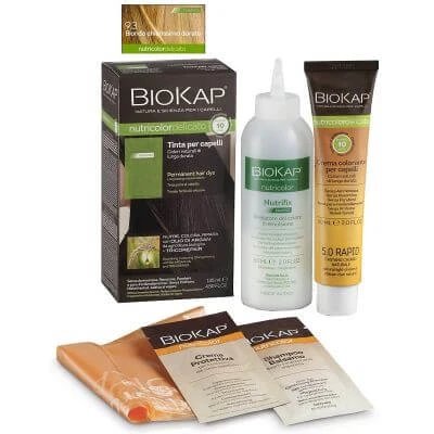 Bios line biokap nutricolor delicat colorant rapid 9.3 blond auriu deschis 135 ml