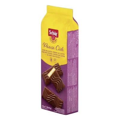 Schar pausa ciok burete gustări cu cremă de lapte 10 bucăți de 35 g