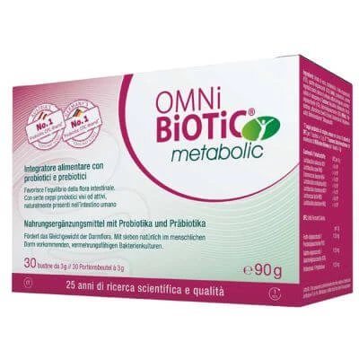 Omni biotic metabolic 30 pliculețe de 3 g