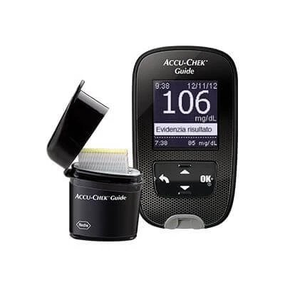 Kit glucometru Accu-chek guide mg/dl + dispozitiv de puncție fastclix