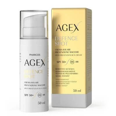 Agex defence spot pharcos cremă solară pentru prevenirea petelor 50 ml