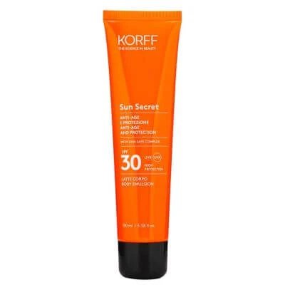 Korff sun secret fluid loțiune protectoare anti-age spf30 100 ml