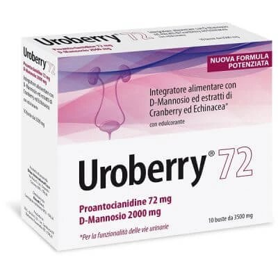 Uroberry 72 10 plicuri de 3500 mg