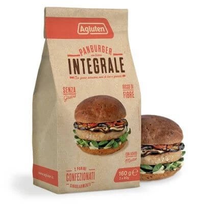 Agluten panburger făină integrală 160 g