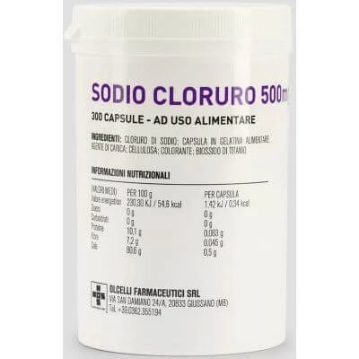 Clorură de sodiu 300 capsule 500mg