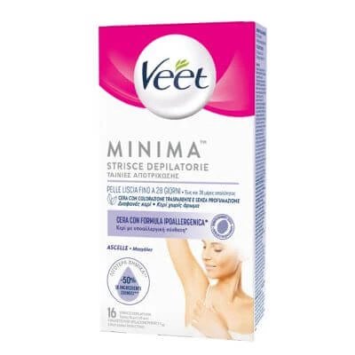 Benzi hipoalergenice Veet pentru axilă 16 bucăți