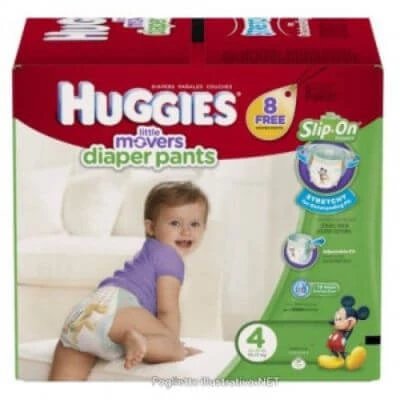 Pantaloni pentru scutece Huggies bază 4 15 bucăți