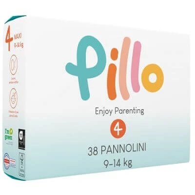 Pillo enjoy scutece maxi 9 14 kg mărimea 4 38 bucăți