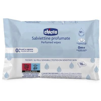 Șervețele de buzunar Chicco 16 bucăți