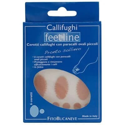 Plasturi pentru calusuri cu tampon oval mic