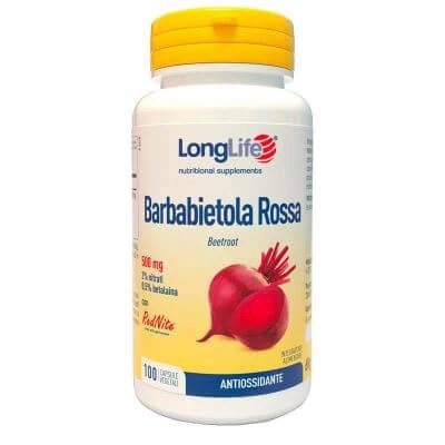 Longlife sfeclă roșie 500 mg 100 capsule vegetariene