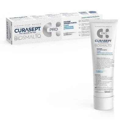 Curasept bio smalț spumă carii mentă 50 ml