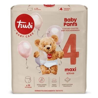 Trudi baby pants maxi 8/15 kg 19 bucăți