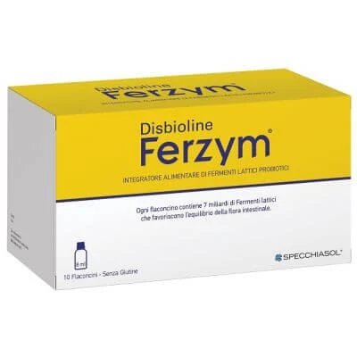 Disbioline ferzym 10 flacoane de 8 ml