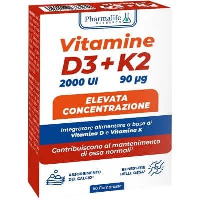 Vitamine d3+k2 60 comprimate