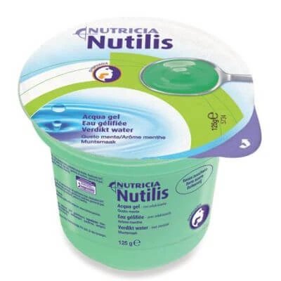 Nutilis aqua gel mentă 125 g 12 bucăți
