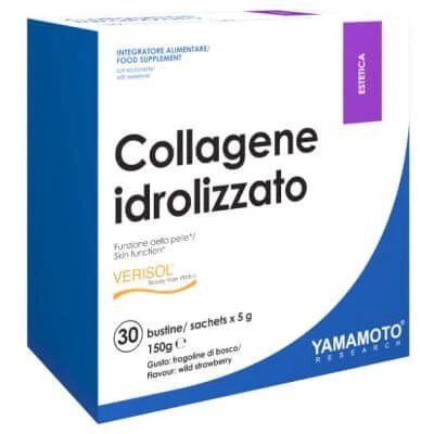 Yamamoto cercetare colagen hidrolizat 30 plicuri căpșuni sălbatice