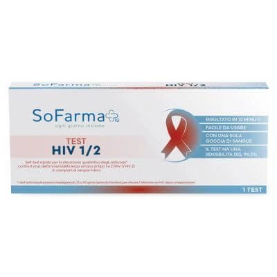 Test hiv autodiagnostic 1/2 sofarmapiu'