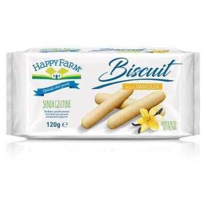 Happy Farm biscuiți vanilie 120 g