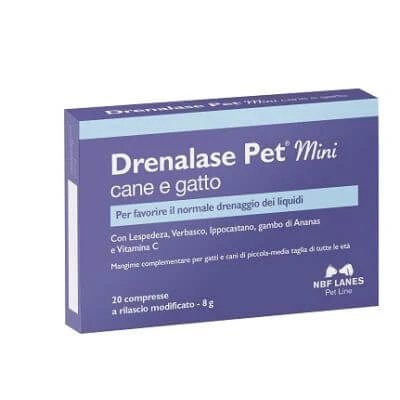 Drenalase pet mini câine pisică 20 comprimate