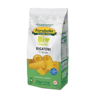 Farabella bio rigatoni orez de porumb 340 g