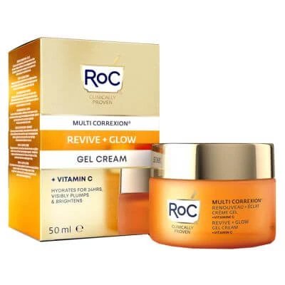 Roc multi corexion revive + glow gel cremă de față 50 ml