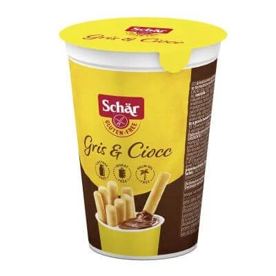 Schar gris & ciocolată fără lactoză 52 g