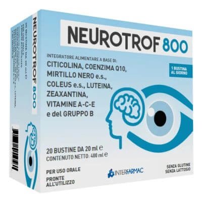 Neurotrof 800 20 pliculețe 20 ml