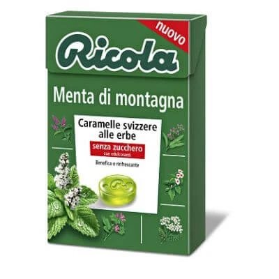 Ricola mentă de munte fără zahăr 50 g