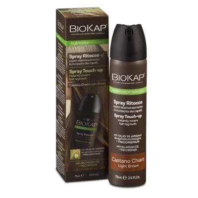 Bios line biokap nutricdel spray pentru retușuri maro deschis 75 ml