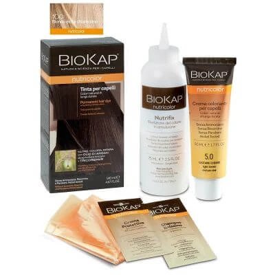 Biokap nutricolor 10.0 nou tub + sticlă de culoare blondă extra deschisă