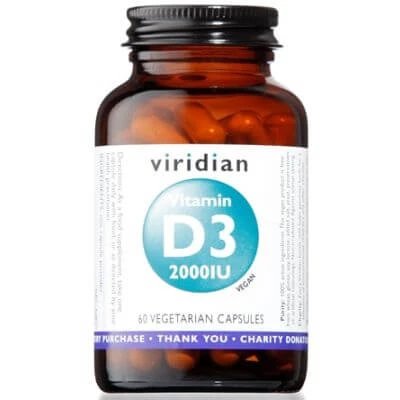 Viridian vitamina d3 2000iu 60cps