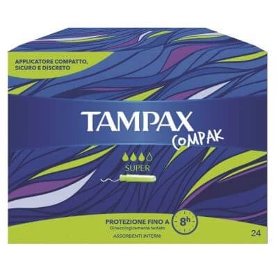 Tampax compak super 24 bucăți