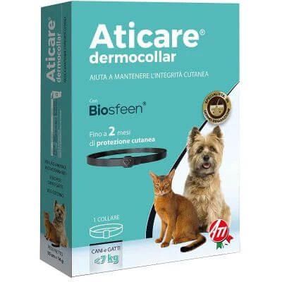 Aticare dermocollar câini mici și pisici cu greutate mai mică de 7 kg
