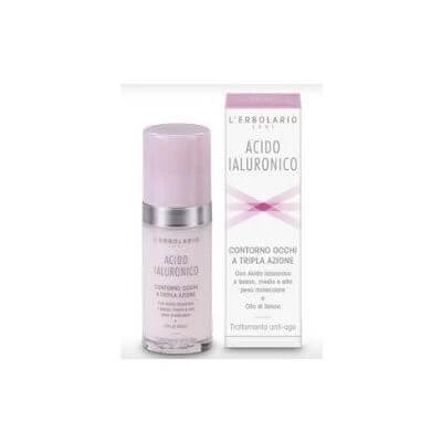 Acid hialuronic triplă acțiune pentru conturul ochilor tratament anti-îmbătrânire 30 ml