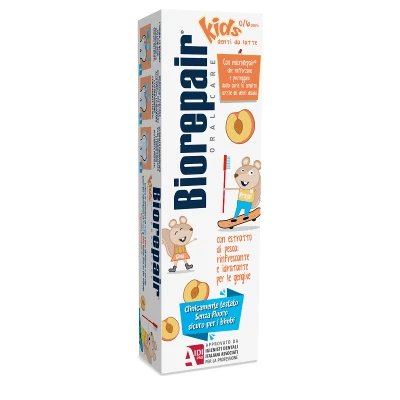 Biorepair îngrijire orală copii 0-6 ani lapte dinți pastă de dinți cu extract de piersici 50 ml