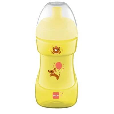 Pahar sport Mam 330 ml 12+ neutru cu gura de scurgere tare