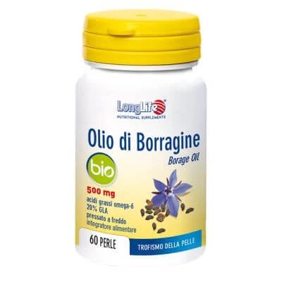 Longlife ulei de borage organic 60 perle