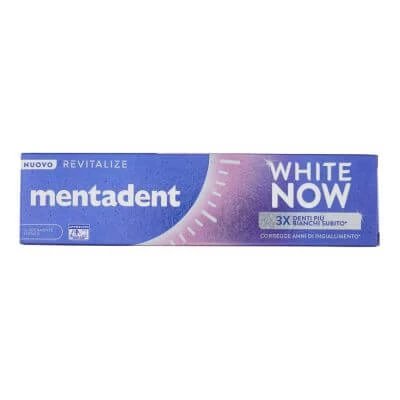 Pasta de dinți Mentadent white now revitalise 75 ml