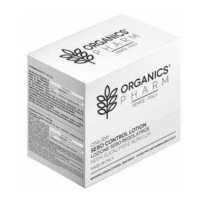 Organics pharm loțiune pentru controlul sebumului neem, eucalipt și alpaflor 6 fiole de 6 ml
