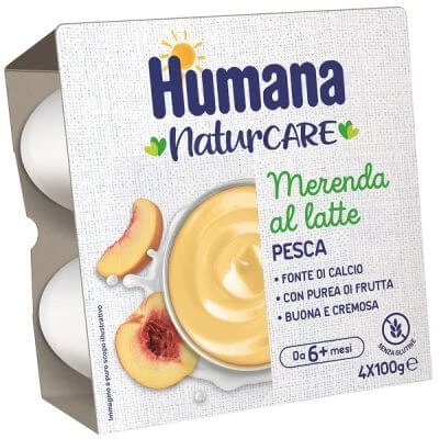 Humana snack piersică 4 bucăți 100 g