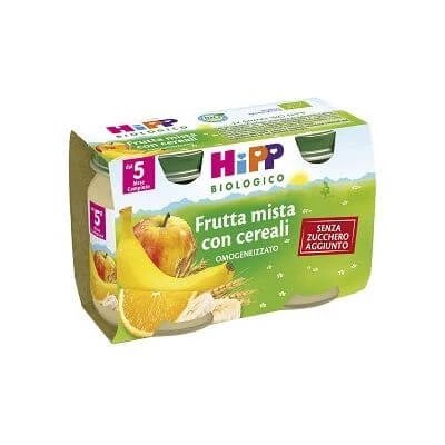 Hipp bio hipp bio fructe mixte omogenizate cu cereale 2x125 g