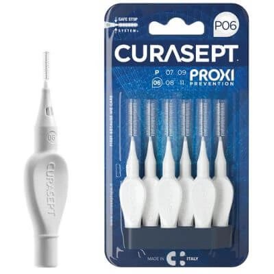 Curasept proxi p06 alb/alb 6 bucăți