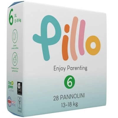Pillo enjoy nappies xl 13 18 kg mărimea 6 28 bucăți