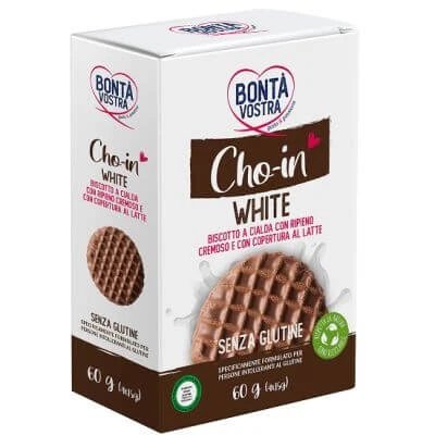 Bonta' vostra cho-in biscuit alb cu vafe 4 bucăți de 15 g