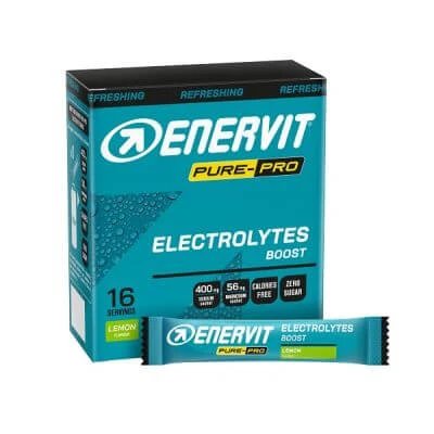 Enervit pure pro electrolytes boost 16 pliculețe de 4g