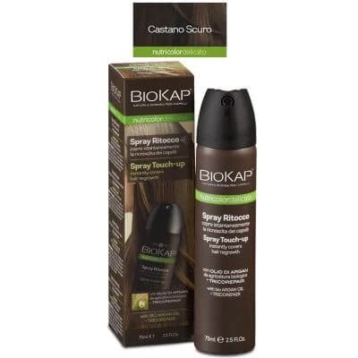 Bios line biokap nutridel spray pentru retușuri maro închis 75 ml