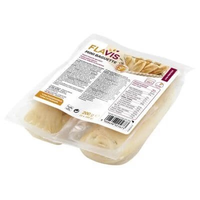 Flavis mini baghetă albă sandwich-uri non-proteice 2 bucăți de 100 g